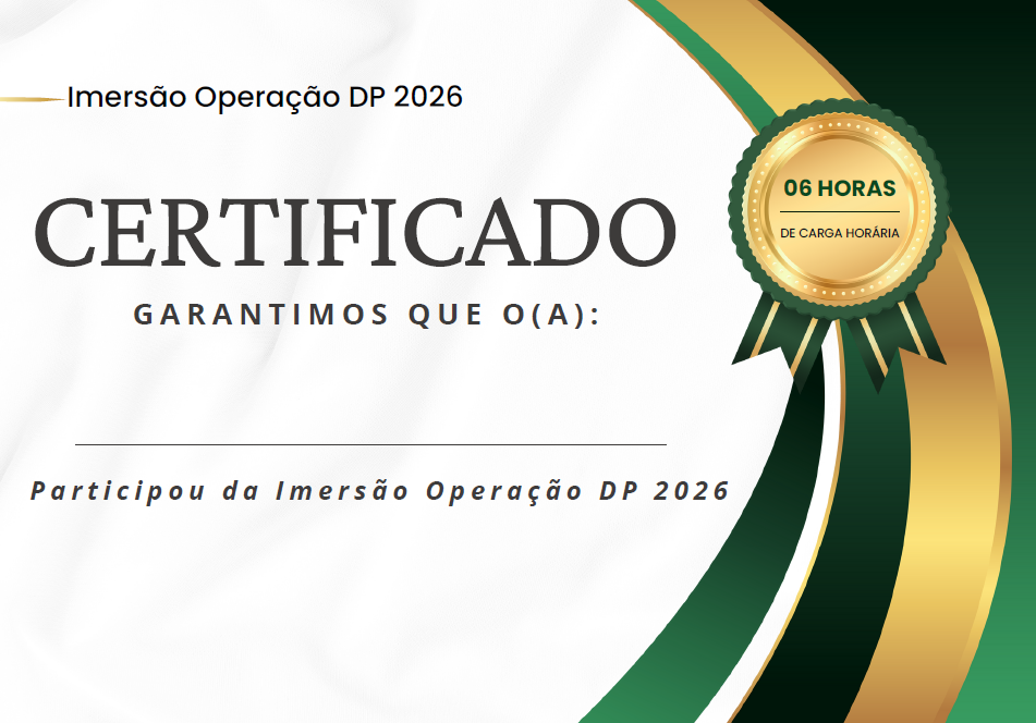 Modelo do Certificado Imersão Operação DP 2026